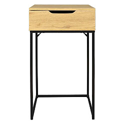 Acheter The Home Deco Factory Console design effet bois Abbott - L. 45 x H. 77 cm - Couleur bois