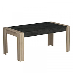 Avis Dansmamaison Table de repas 170 cm Chêne/Gris foncé - DANIEL