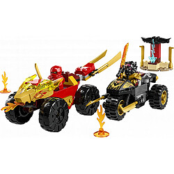 Acheter LEGO 71789 Le combat en voiture et en moto de kai et ras