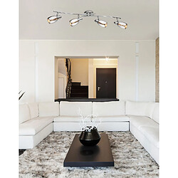 Globo Lighting Plafonnier design Carson - Argent chromé