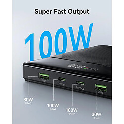 Avis SANAG Batterie Externe 100W 20000Mah 4 Ports Usb-C Pd3.0 Qc4.0 Charge Rapide Laptop Power Bank Portable Avec 100W Câble Usbc De Charge Rapide Pour Macbook Dell Iphone Samsung Stream Deck