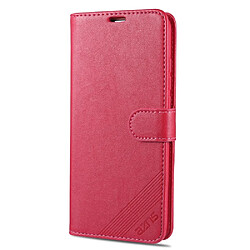 Etui en PU rouge pour votre Xiaomi Mi 10/Mi 10 Pro