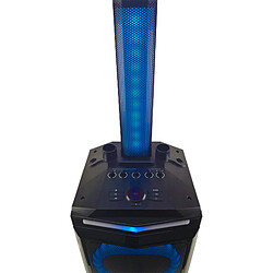 Avis Enceinte active Pickering Solo-Array-400W/ H90 cm - EFFECT LIGHT-AUX/USB/BT/TWS + 1 Micro+1 MICRO SANS FILS boomer 20 cm /