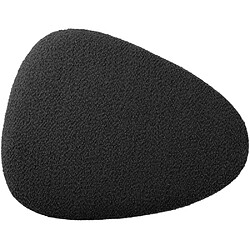 Avis LEITMOTIV Pouf en tissu bouclette Ada Organic Large noir.