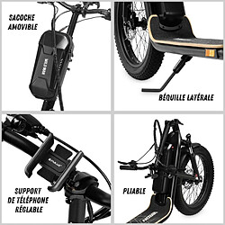 Piki Trottinette électrique 500 W tout terrain E-CROSS pas cher