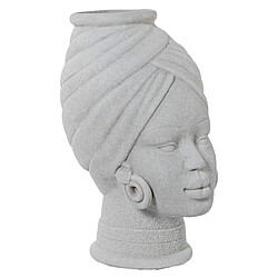 Avis Vase Alexandra House Living Blanc Céramique Africaine 18 x 18 x 29 cm