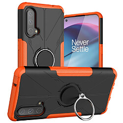 Coque en TPU 2-en-1, anti-chutte avec béquille pour votre OnePlus Nord CE 5G - orange