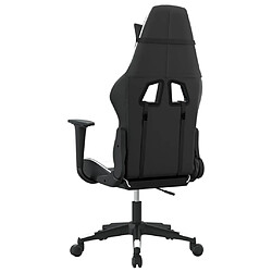 Acheter vidaXL Chaise de jeu Noir et blanc Similicuir