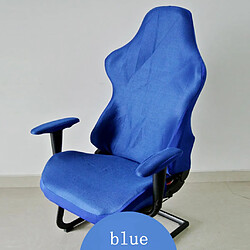 Housse de chaise de jeu pivotante, extensible pour ordinateur, bleu