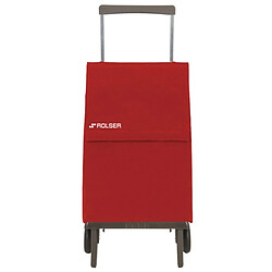 Poussette de marché pliante 2 roues 45l rouge - ple001rojo - ROLSER