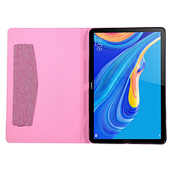 Acheter Wewoo Housse Coque Pour Huawei MediaPad M6 10.8 en cuir avec rabat horizontal Étui support et fentes cartes Rose