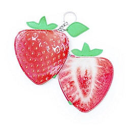 Acheter Totalcadeau Porte-monnaies zippé imitation fruit Design - Fraise pas cher