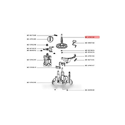 Pignon roue entrainement pour petit electromenager moulinex