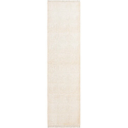 Vidal Tapis de couloir en laine 305x79 beige Darya