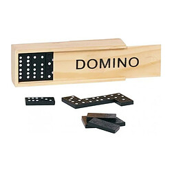 Goki Jeu de dominos boîte en bois 28 pièces