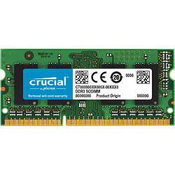 Crucial for Mac SO-DIMM 8 Go DDR3 1333 MHz CL9