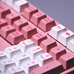 Avis Keycaps Key Caps Set pour clavier mécanique Keycaps Rose