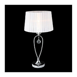 Luminaire Center Lampe de bureau en cristal Vivien blanc