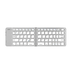 Universal Clavier sans fil Bluetooth 3.0 Clavier ultra-mince pliable iPad IOS 10 mètres Clavier tablette | Clavier (argent)