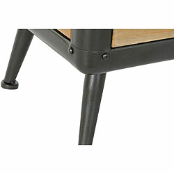 Table de Nuit DKD Home Decor Sapin Métal Bois (51 x 40 x 70 cm)