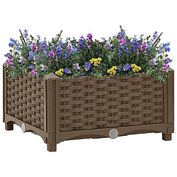 Maison Chic Jardinière,Lit surélevé - Bac à fleurs - pot de fleur 40x40x23 cm Polypropylène -GKD92962