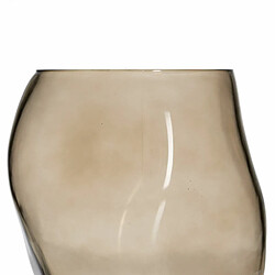 Avis BigBuy Home Vase Taupe Verre 18,5 x 19,5 x 19,5 cm