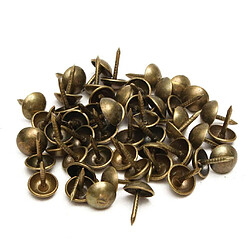 100pcs Clous D'ameublement En Bronze Antique Clous De Meubles Clous / Punaises / Broches 10x10mm