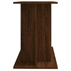 Acheter vidaXL Support d'aquarium chêne marron 100x40x60 cm bois d'ingénierie