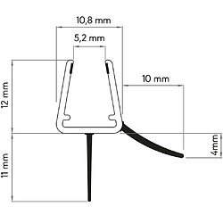 Acheter Sealskin Bande d'étanchéité pour porte de douche en verre