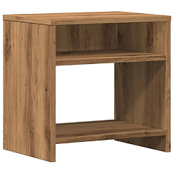 vidaXL Table de chevet chêne artisanal 40x30x40 cm bois d'ingénierie