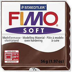 Pâte Fimo 57 g Soft Marron Fimo Chocolat 8020.75 - Fimo