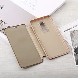 Avis Wewoo Coque Étui en cuir incassable pour banderoles incurvées Streamer pour One Plus 6T, avec support et fonction veille / réveil (or)