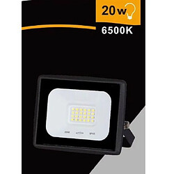 Tradex LED 20 WATT 1800 LM IP65 NOIR LUMIÈRE NATURELLE CHAUDE ET FROIDE EK02-20W-N