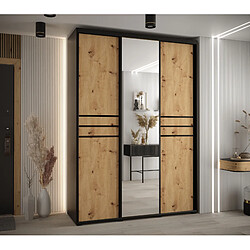 Abiks Meble Armoire Davos 11 À Portes Coulissantes 235,2/170/45 3 Portes