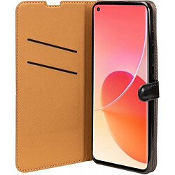 Folio Wallet Oppo Reno 6 Pro Noir avec languette de fermeture Bigben