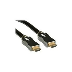 ROLINE HDMI Ultra HD with Ethernet - HDMI mit Ethernetkabel - HDMI (M) bis HDMI (M) - 7.5 m - Doppelisolierung - Schwarz - 4K Unterstützung (11.04.5684)