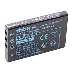 vhbw batterie compatible avec Medion MD85733, P47005, EE-Pack 330, MD85961, MD86093, MD86279 appareil photo DSLR (1000mAh, 3,6V, Li-Ion)