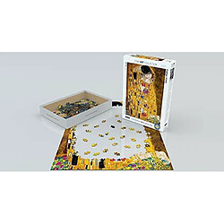 Avis Puzzle gustav Klimt The Kiss 1000 piAces par Eurographics, Jaune