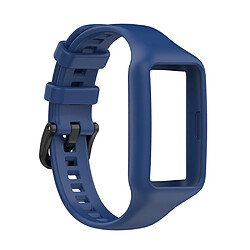 Bracelet en silicone bleu marine pour votre Honor Band 6/Huawei Band 6/Huawei Band 6 pro