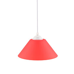 Cadran moderne en forme de plafonnier lampe lampe lustre rouge