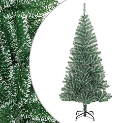 vidaXL Sapin de Noël artificiel avec neige floquée vert 180 cm