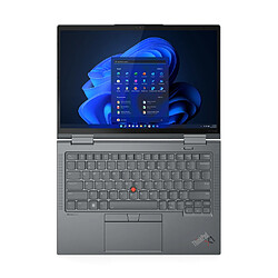 Lenovo ThinkPad X1 Yoga Hybride (2-en-1) 35,6 cm (14') Écran tactile WUXGA Intel® Core™ i5 i5-1335U 16 Go LPDDR5-SDRAM 512 Go SSD Wi-Fi 6E (802.11ax) Windows 11 Pro Gris