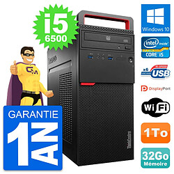 PC Tour Lenovo ThinkCentre M700 Core i5-6500 RAM 32Go Disque 1To Windows 10 Wifi - Occasion