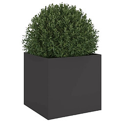 Acheter Maison Chic Jardinière,Bac à fleurs - pot de fleur noir 42x40x39 cm acier laminé à froid -GKD15199