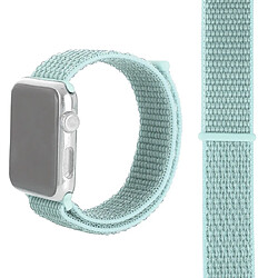 Wewoo Bracelet de montre en nylon Simple Fashion pour Apple Watch séries 5 et 440 mm / 32 et 138 mmavec support magique gris vert