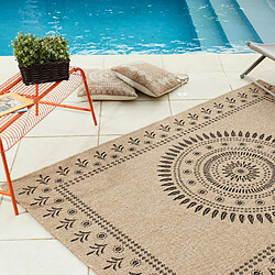 Avis Avril Paris Tapis extérieur - 200x290cm - naturel - 100% polypropylène résistant aux UV - 1400 gr/m² - IZAR