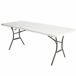 Table Piable Lifetime Blanc 185 x 74 x 76 cm Acier Plastique