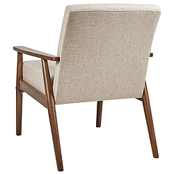 Acheter Beliani Fauteuil ESRUM Tissu Beige