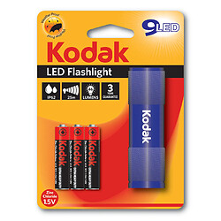 KODAK - Lampe 9 LED - Bleu - 3 Piles AAA/LR03 incluses - BLEU