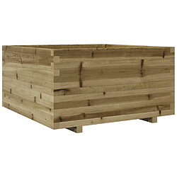 vidaXL Jardinière 90x90x49,5 cm bois de pin imprégné